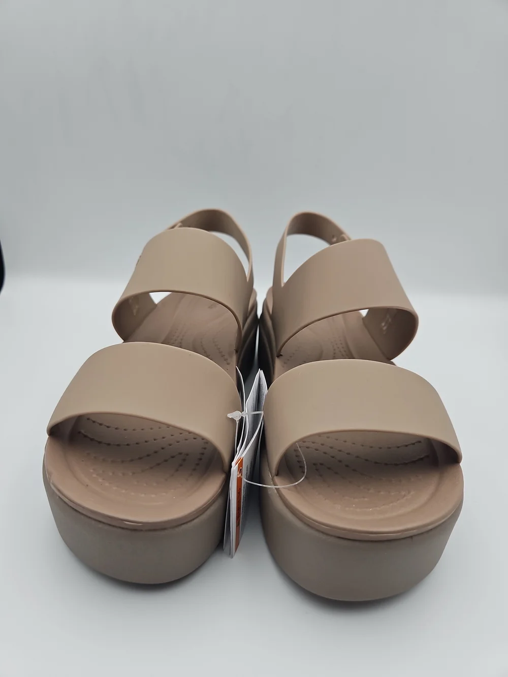 Crocs Women’s Platform Sandal in Taupe